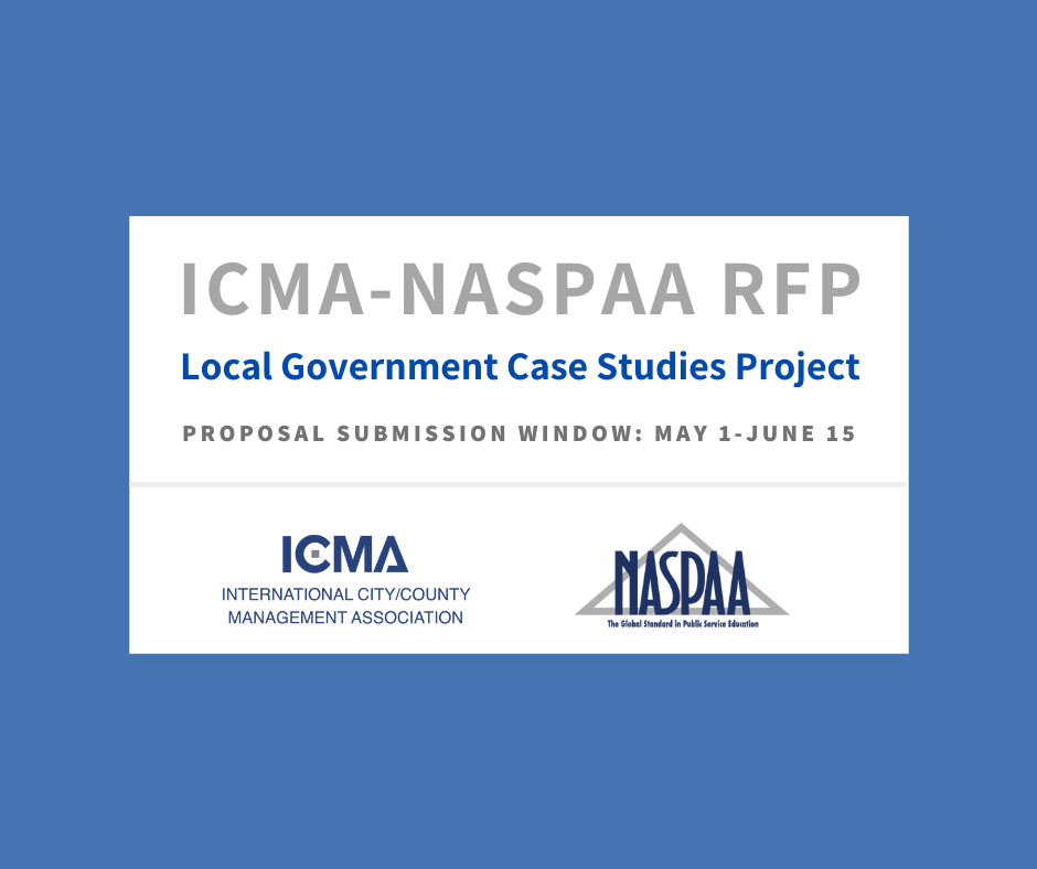 ICMA NASPAA RFP