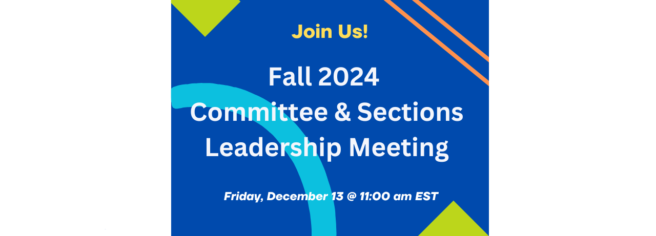 Committee and Sections Meeting