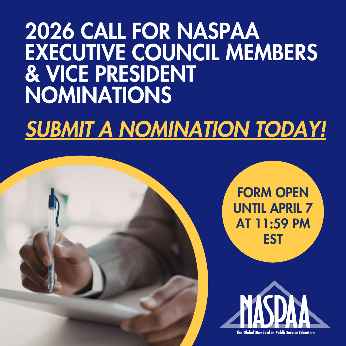 Nomination 2026 flyer