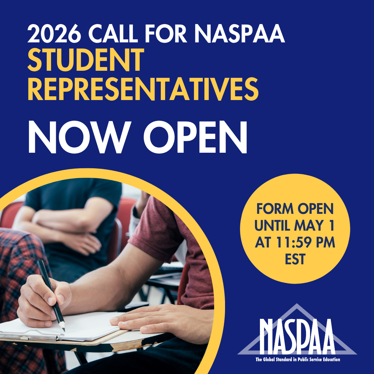 Nominate a Student Representative Today