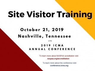 Site Visitor Training at ICMA 2019