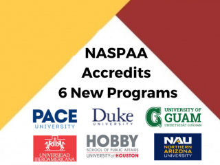 2022 Newly NASPAA Accredited Programs