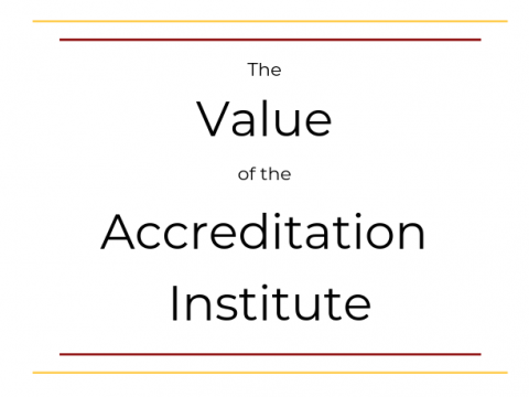 The Value of the Accreditation Institute