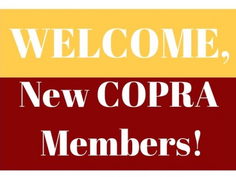 Welcome, New COPRA Members!