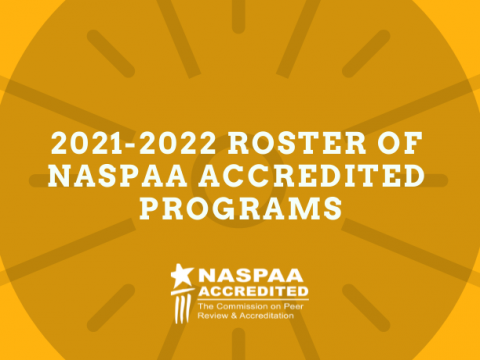 2021-2022 Roster of NASPAA Accredited Programs