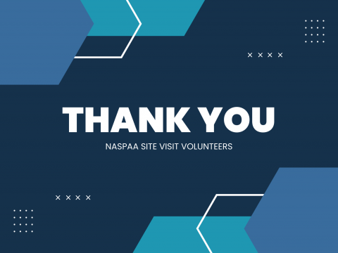 Thank you NASPAA Site Visit Volunteers