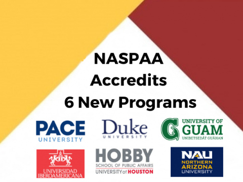 2022 Newly NASPAA Accredited Programs