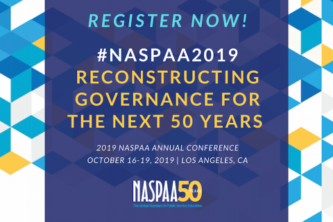 REGISTER-NOW 2019 NASPAA CONFERENCE