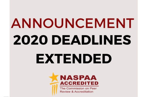 2020 Deadlines Extended