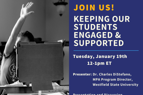 Keeping our Students Engaged Webinar