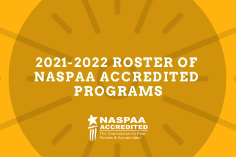 2021-2022 Roster of NASPAA Accredited Programs