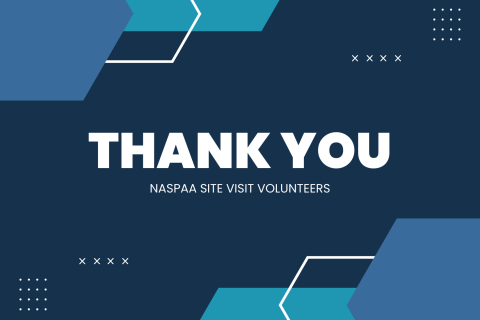 Thank you NASPAA Site Visit Volunteers