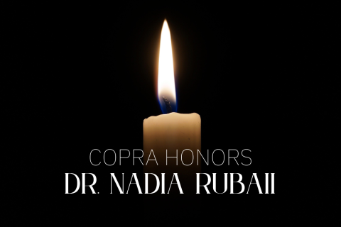 COPRA Honors Dr. Nadia Rubaii