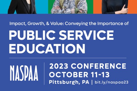 NASPAA 2023 Annual Conference to he held in Pittsburgh PA Oct. 11-13.