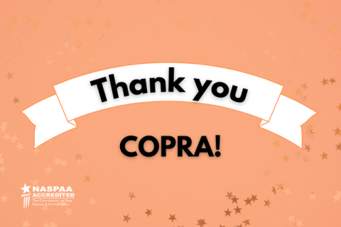 Thank you, COPRA!