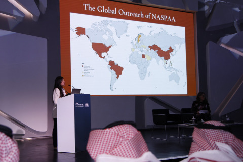 The Global Outreach of NASPAA slide from NASPAA Regional Conference