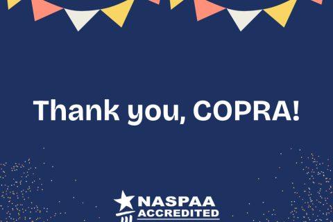Thank you, COPRA!