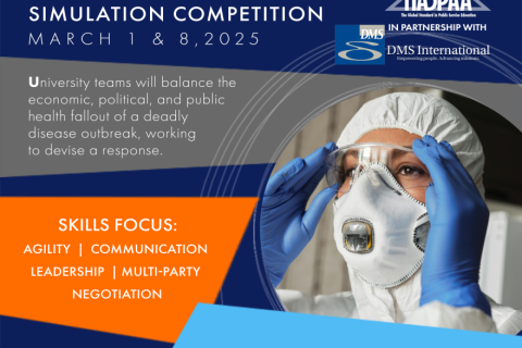 Pandemic simulation flyer