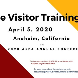 NASPAA @ ASPA 2020