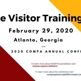 NASPAA @ COMPA 2020