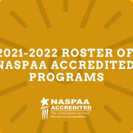 2021-2022 Roster of NASPAA Accredited Programs
