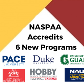 2022 Newly NASPAA Accredited Programs