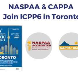 NASPAA & CAPPA Join ICPP6 in Toronto