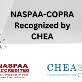 NASPAA-COPRA Recognized by CHEA