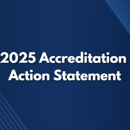 2025 Accreditation Action Statement