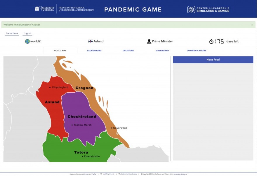 2018 Pandemic simulation
