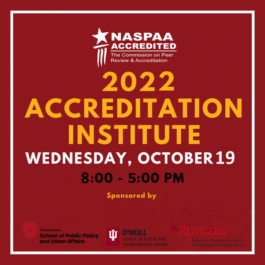 2022 Accreditation Institute Logo with Sponsors