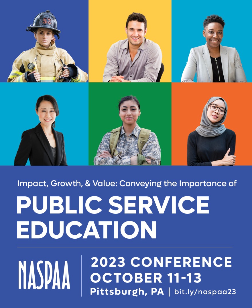 NASPAA 2023 Annual Conference to he held in Pittsburgh PA Oct. 11-13.