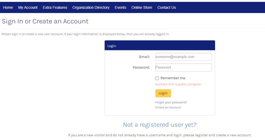 Login Page