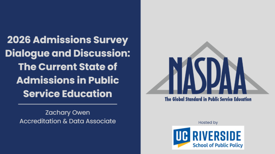 Title Slide of 2026 Admissions Conference Presentation