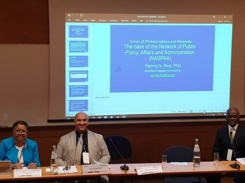 NASPAA President, Palmira Rios, presented at the 2019 IASIA Conference in Lisbon, Portugal 