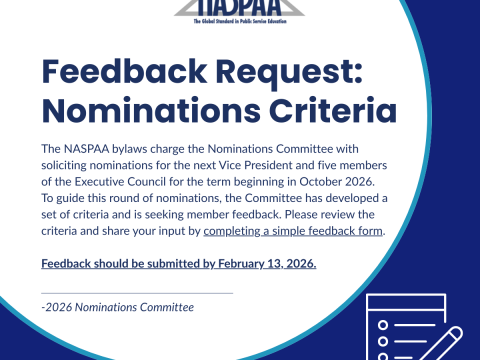 Feedback request: Nominations Criteria